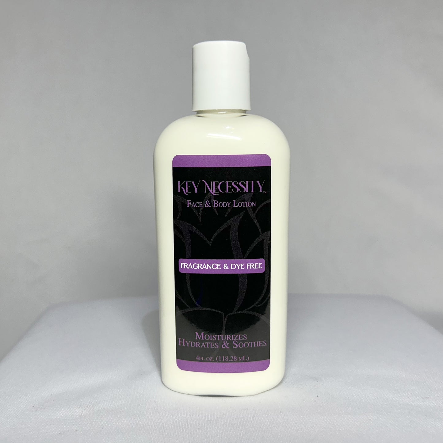 KEY NECESSITY FACE & BODY LOTION FRAGRANCE & DYE FREE