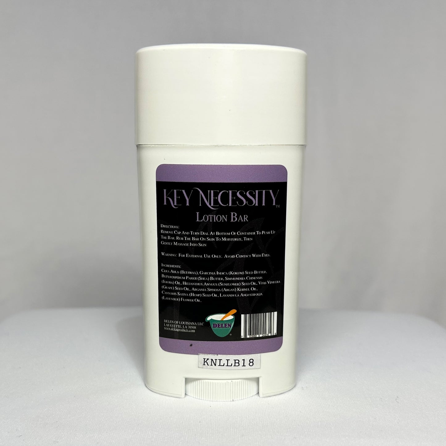 KEY NECESSITY -LOTION BAR- LAVENDER 2.5OZ