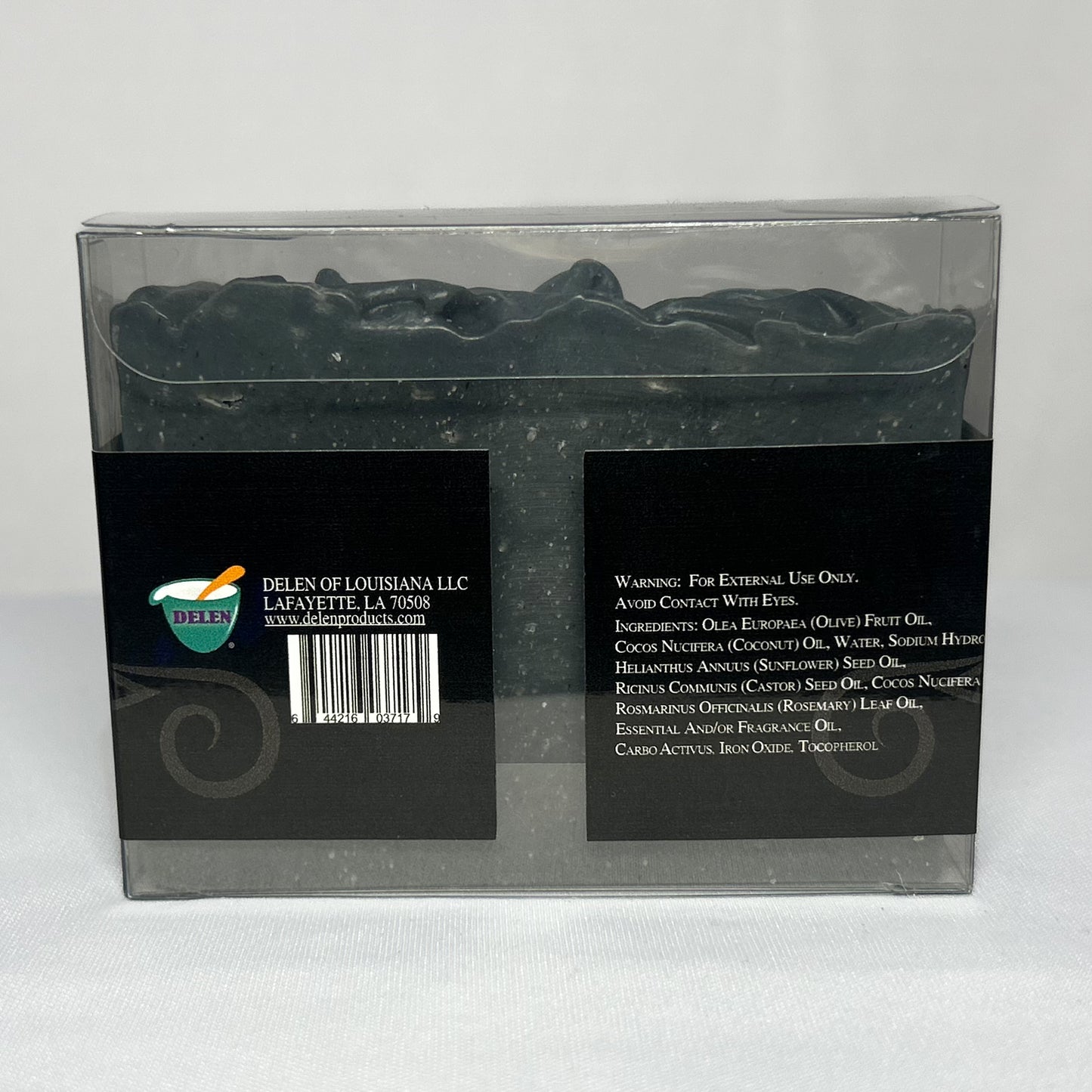 TRUE NECESSITY -ROSEMARY MINT CHARCOAL- LUXURY HANDMADE BAR SOAP