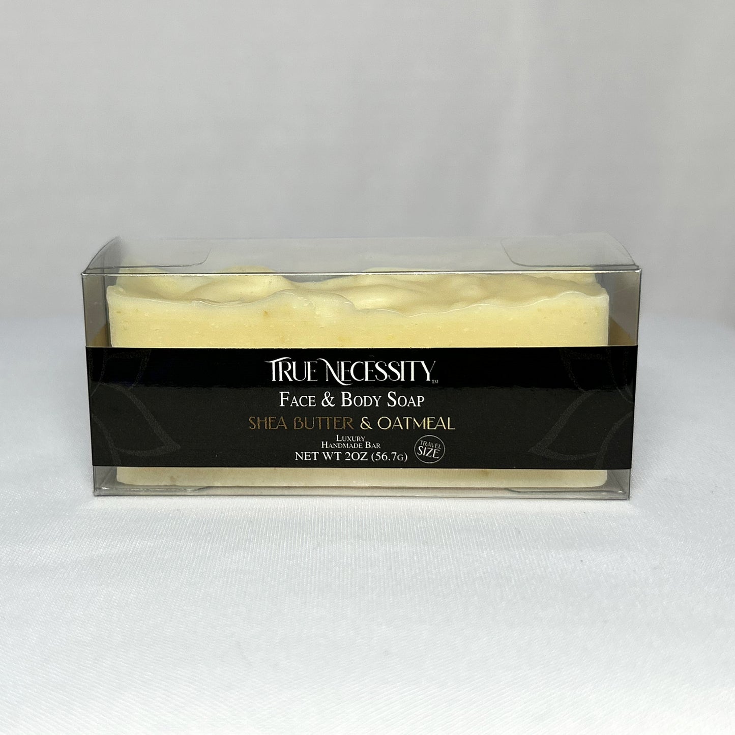 TRUE NECESSITY -SHEA BUTTER & OATMEAL- LUXURY HANDMADE BAR SOAP