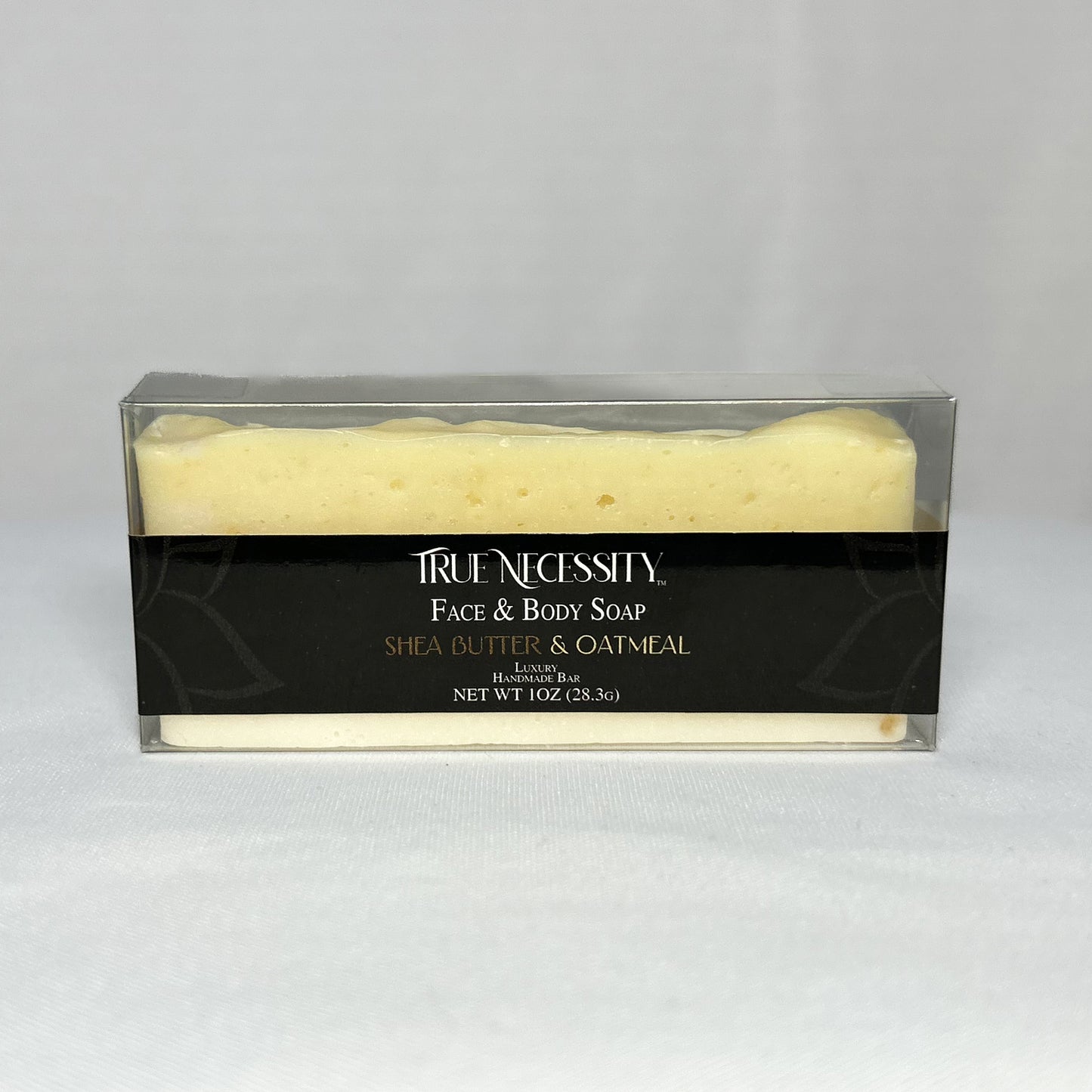 TRUE NECESSITY -SHEA BUTTER & OATMEAL- LUXURY HANDMADE BAR SOAP