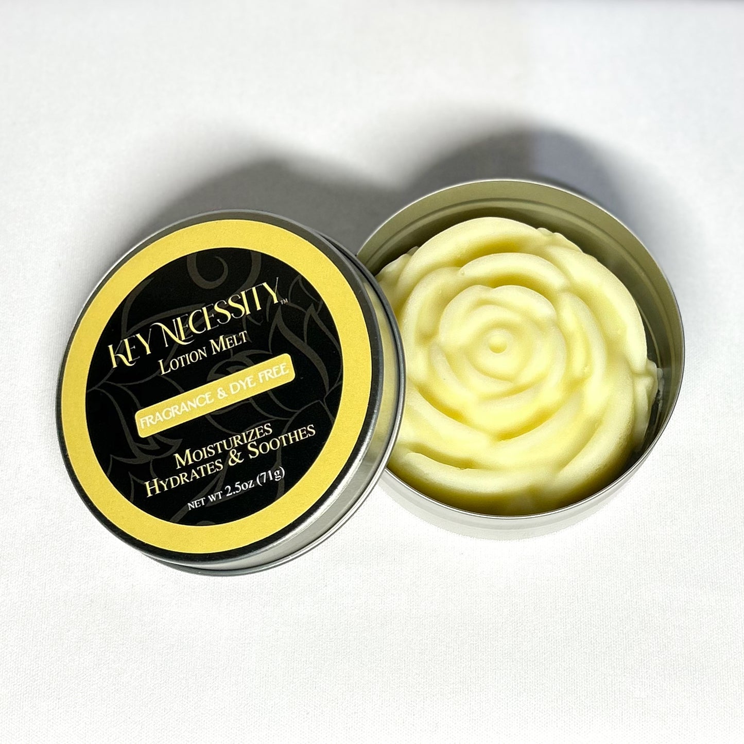 KEY NECESSITY -LOTION MELT- FRAGRANCE & DYE FREE 2.5OZ