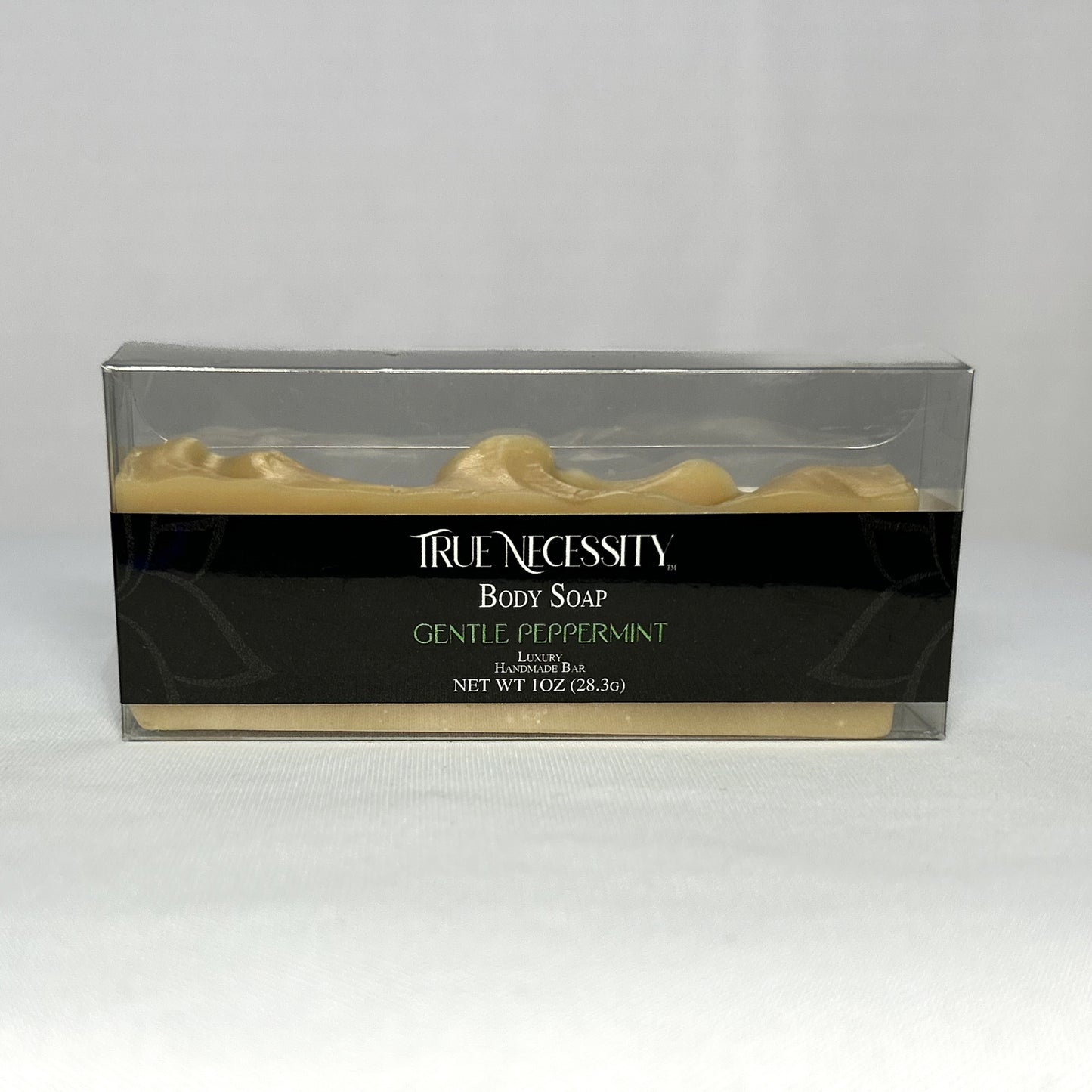 TRUE NECESSITY -GENTLE PEPPERMINT- LUXURY HANDMADE BAR SOAP