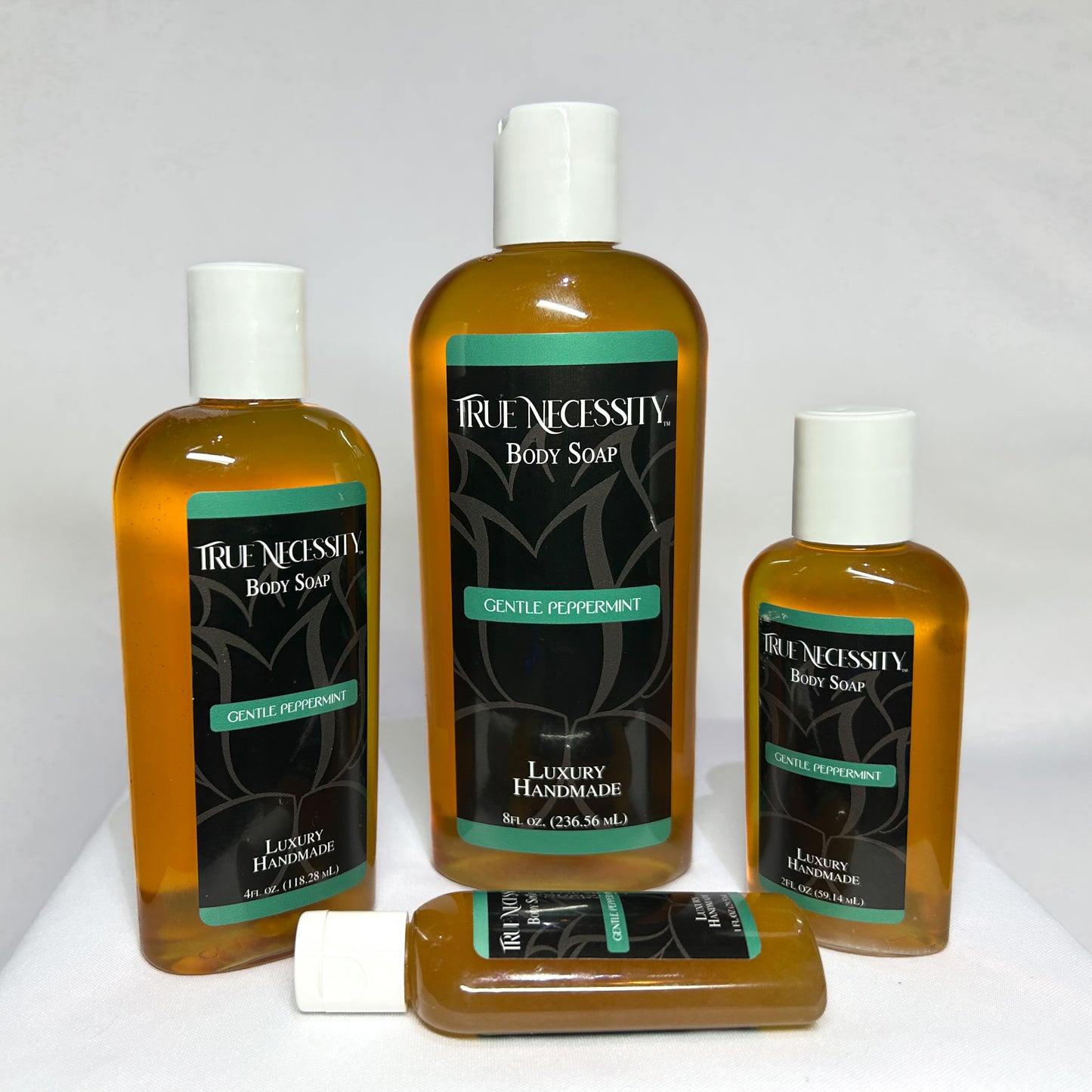 TRUE NECESSITY -GENTLE PEPPERMINT- LUXURY HANDMADE BODY SOAP