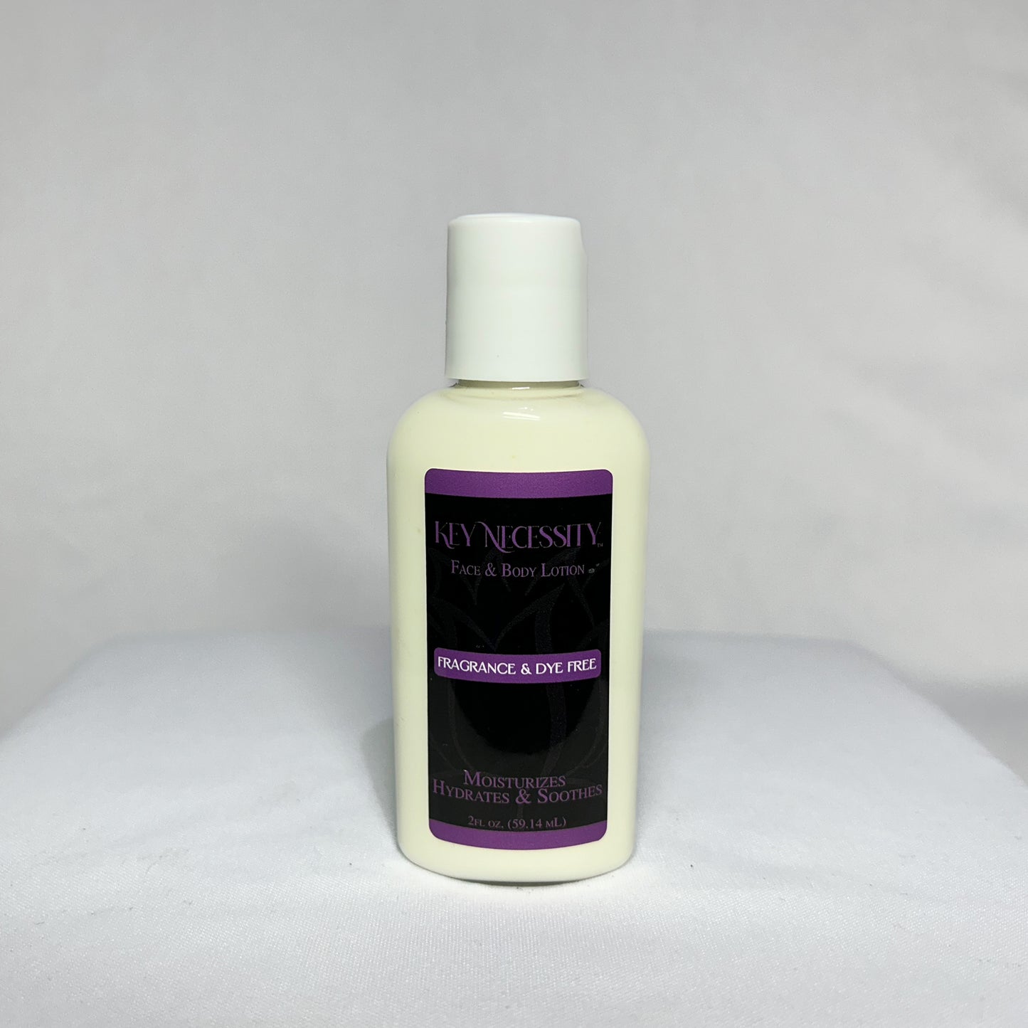 KEY NECESSITY               FACE & BODY LOTION   FRAGRANCE & DYE FREE