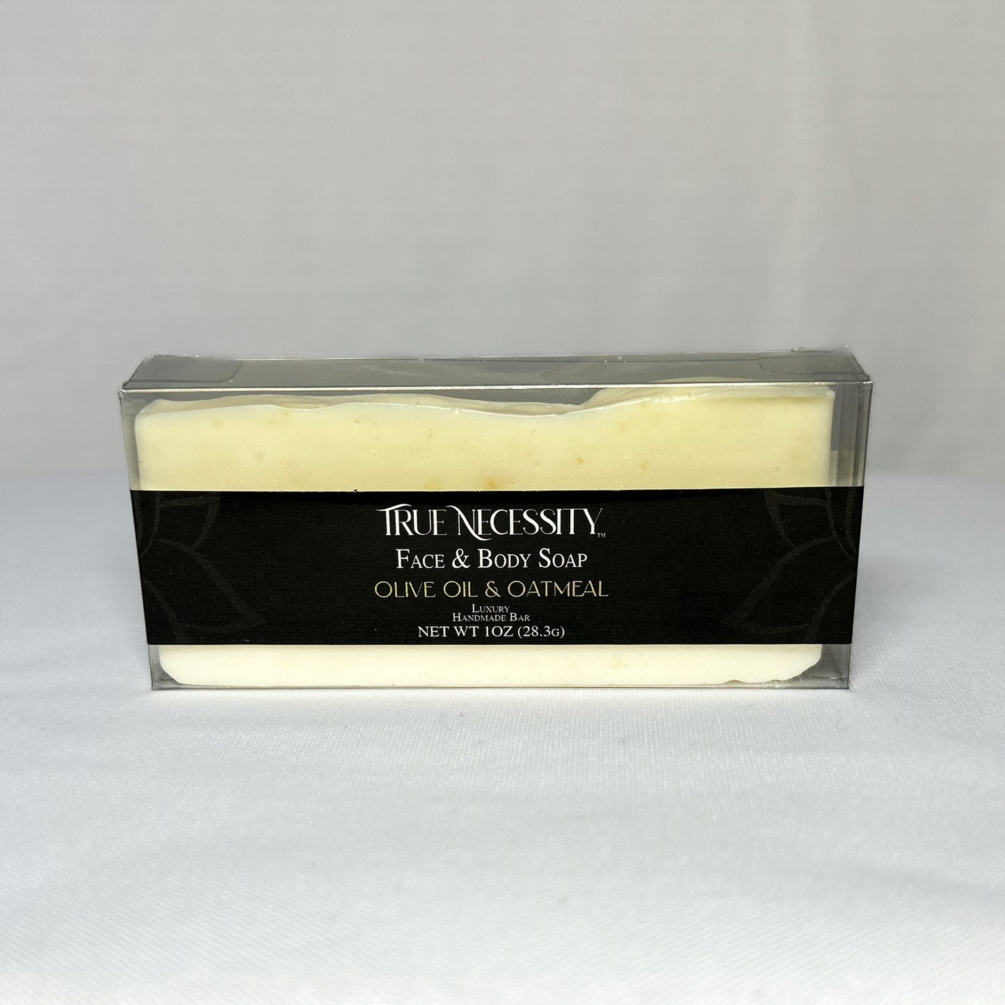 TRUE NECESSITY -OLIVE OIL & OATMEAL- LUXURY HANDMADE BAR SOAP
