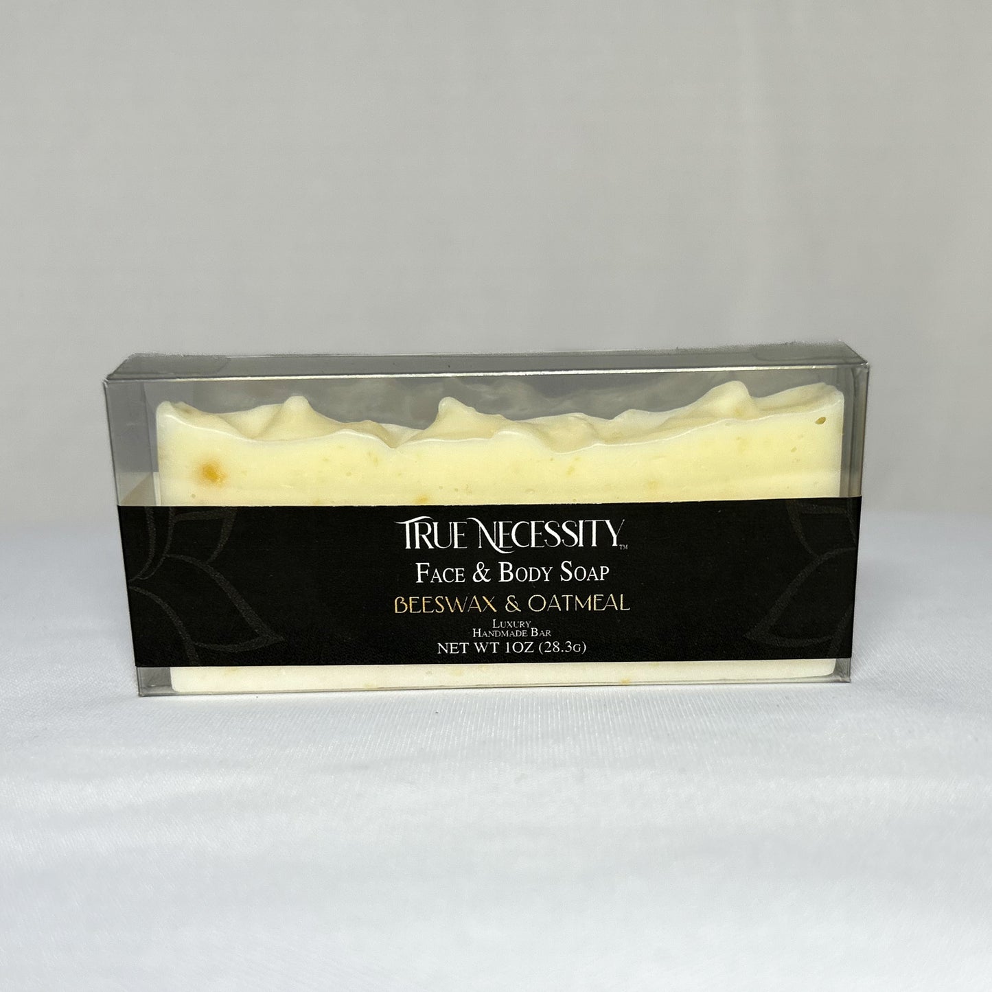 TRUE NECESSITY -BEESWAX & OATMEAL- LUXURY HANDMADE BAR SOAP