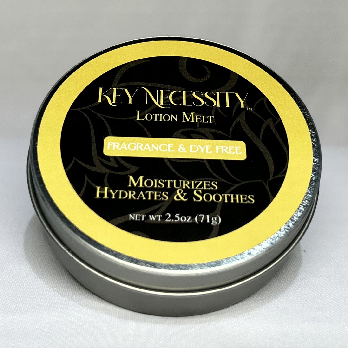 KEY NECESSITY -LOTION MELT- FRAGRANCE & DYE FREE 2.5OZ