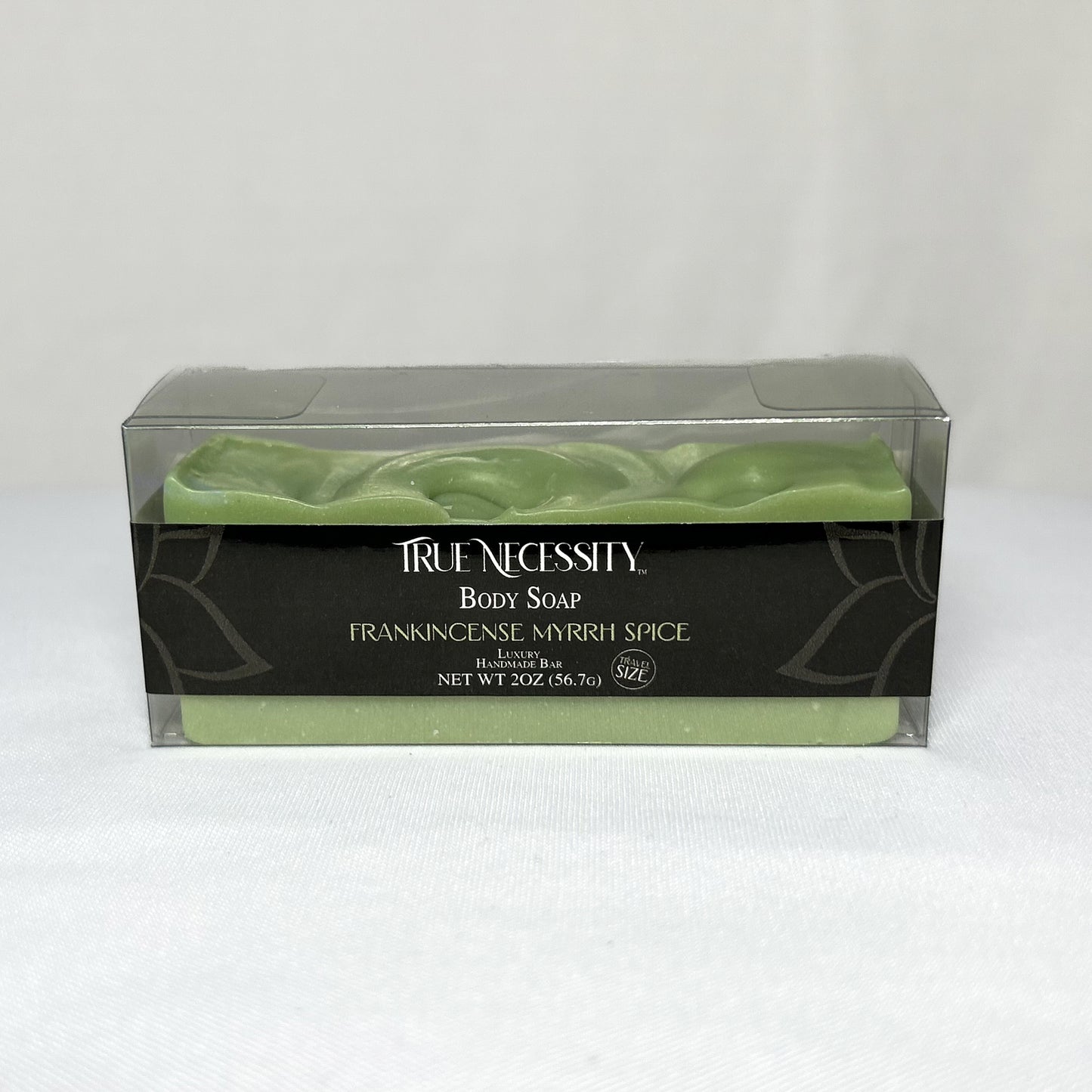 TRUE NECESSITY -FRANKINCENSE MYRRH SPICE- LUXURY HANDMADE BAR SOAP