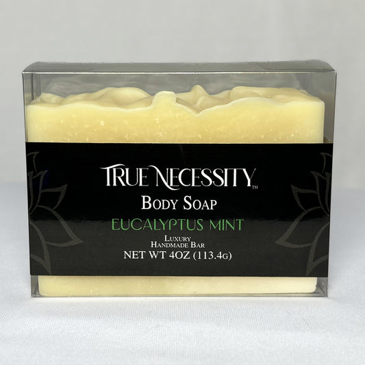 TRUE NECESSITY -EUCALYPTUS MINT- LUXURY HANDMADE BAR SOAP