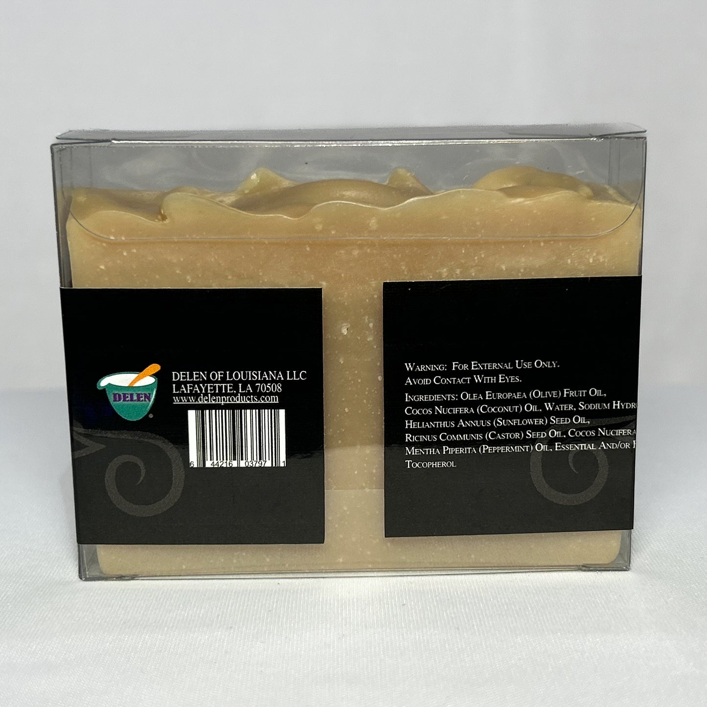 TRUE NECESSITY  -GENTLE PEPPERMINT-  LUXURY HANDMADE BAR SOAP