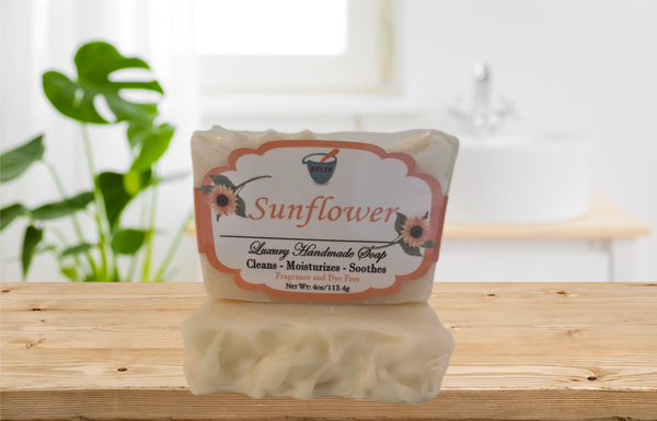 SUNFLOWER 4oz BAR SOAP