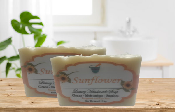 SUNFLOWER 4oz BAR SOAP