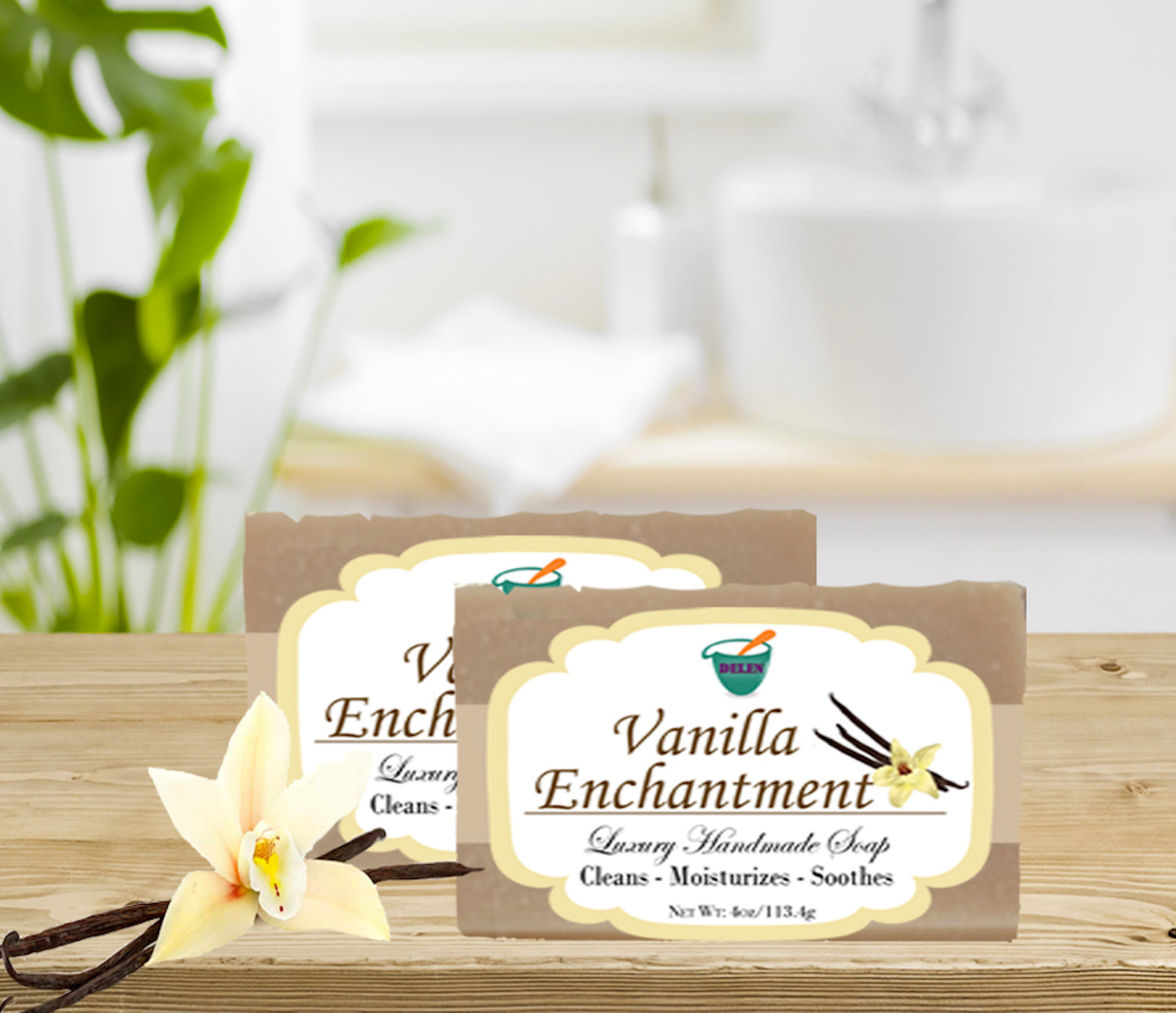 VANILLA ENCHANTMENT                                                 4oz BAR SOAP