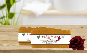 VELVET ROSE CLAY                   2oz BAR SOAP